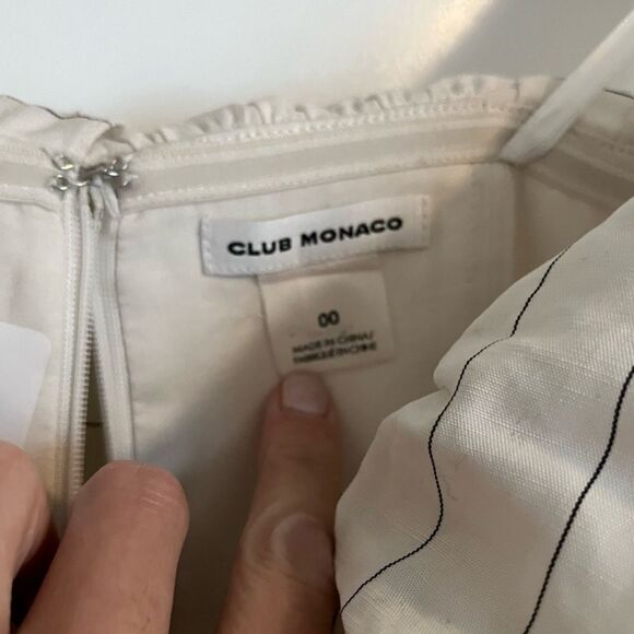 Club Monaco Off the Shoulder Jump Suit Size 00 - Picture 4 of 10